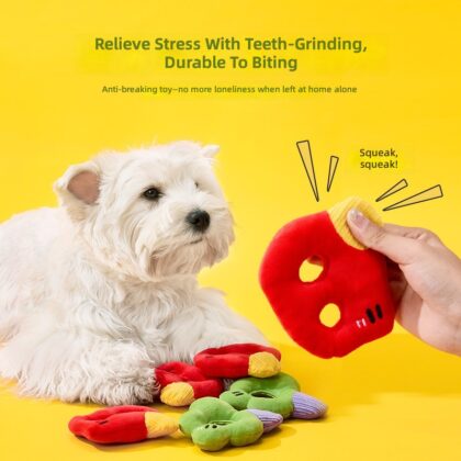 New Original Letter Series Sounding Toys for Small and Medium-Sized Dogs Cross-Border Wholesale Dog Toys Pet Toys Factory