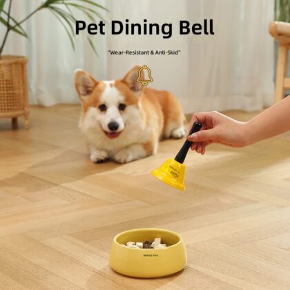 Pet meal Bell taming guide bell metal hand bell pet call meal Bell training Dog Interactive Bell toy supplies wholesale