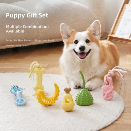 Pet Toys, Teeth Grinding and Cleaning Toys, Simulated Chicken Legs, Cat and Dog Toys, Self-Pleasure and Boredom Relief Toys, Tumbler Food Leakage Toys