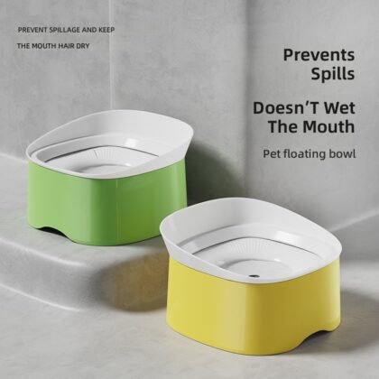New Suspended Drinking Bowl for Dogs, Non-Wet Mouth Floating Bowl, Puppy Drinking Fountain, Large Dog Bowl, Buoyancy Bowl, Cross-Border