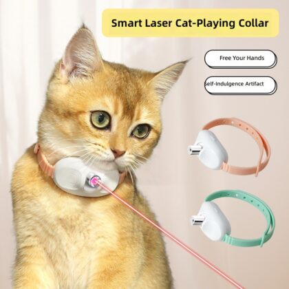 Cross-border New Product TikTok Explosions Cat Laser Collar Pet Toy Cat Self-relief Laser Cat Teaser