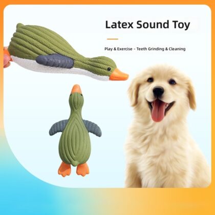 Pet Dog Vocal Toy Bite Resistant Molar Tooth Cleansing Chai Dog Bome Small and Medium Dog Latex Detoxification Artifact Supplies