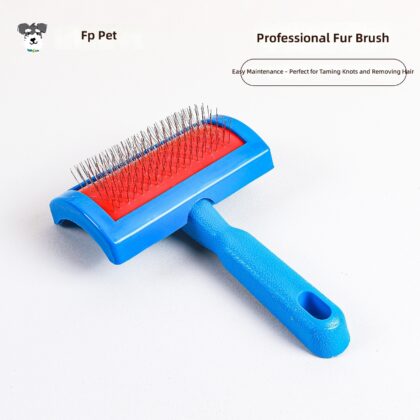 Petlinks Foxy Frenzy Stainless Steel Needle Comb Fur Grooming Brush