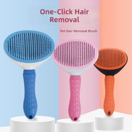 Petlinks Foxy Frenzy Pet Comb, Massage Hair Removal Brush, Dog Knotting Comb, 3 Color