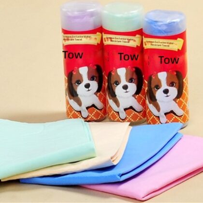 Fengpei large barrel imitation deerskin absorbent towel pet daily cleaning absorbent towel pet supplies wholesale