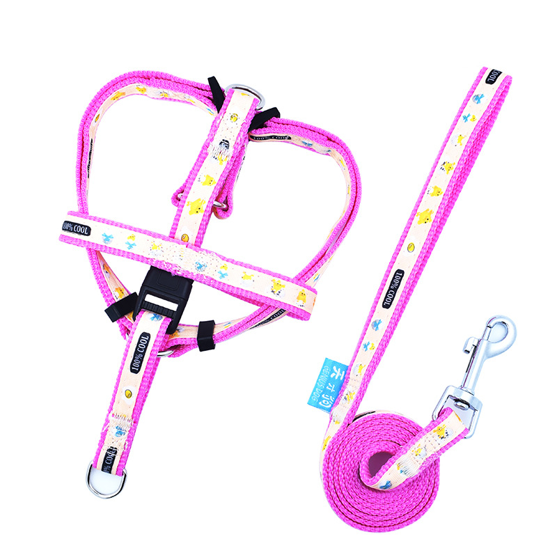 Dog Leash Chest Strap Dog Walking Rope Pet Supplies Dog Leash Color Printed Small Dog Walking Rope - Image 7