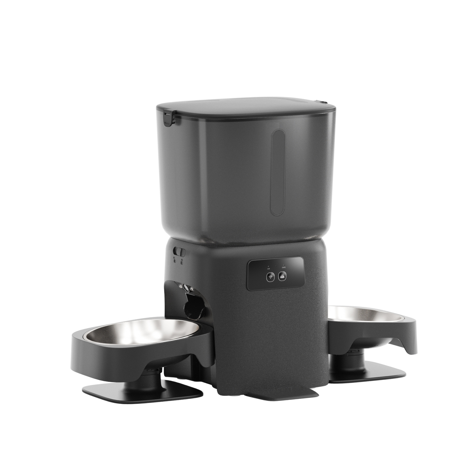 Cross-border 6L Double Bowl Cat Feeder Camera Voice WIFIAPP Long Endurance Pet Smart Feeder - Image 6