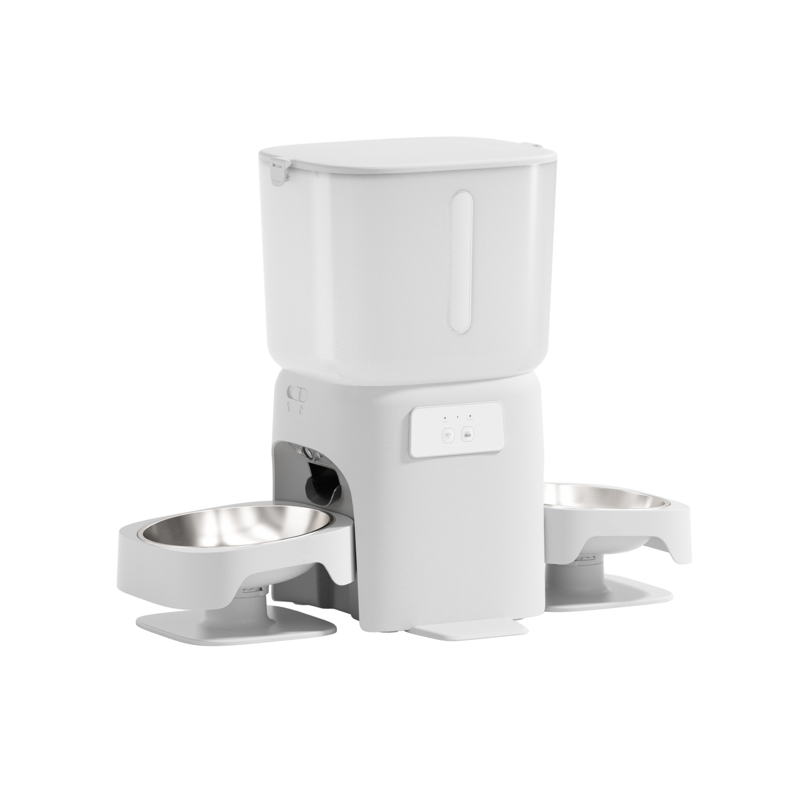 Cross-border 6L Double Bowl Cat Feeder Camera Voice WIFIAPP Long Endurance Pet Smart Feeder - Image 9