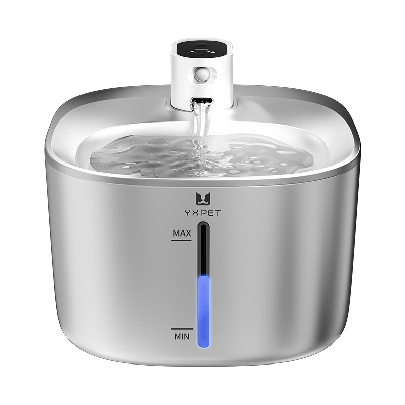 Pet Water Dispenser Wireless Unplugged Cat Water Dispenser Intelligent Cycle Dog Water Feeder Stainless Steel Water Dispenser - Image 5