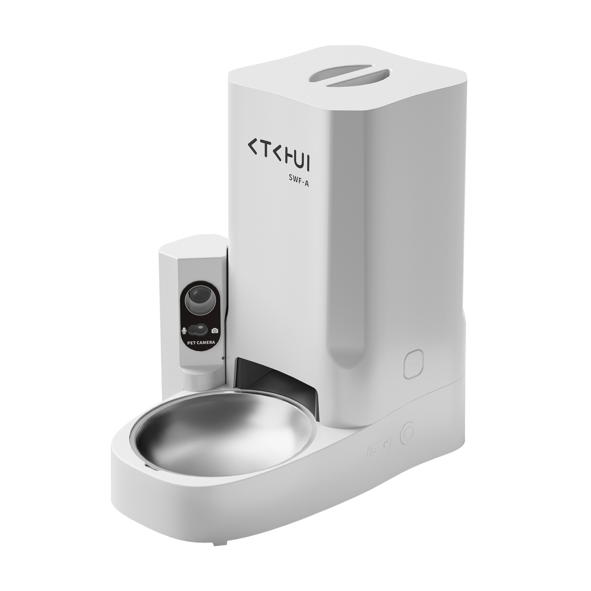 Fully Automatic Pet Feeder with Remote App Control, Scheduled Feeding, and Video Monitoring; Smart Food Dispenser Compatible with Cats and Dogs - Image 5