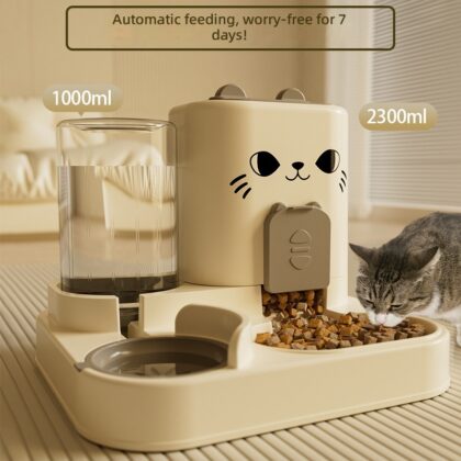 Cat Pet Feeder Cat Bowl Pet Eatware Cat Bowl Dog Bowl Cat Basin Universal Water Dispenser Pet Supplies