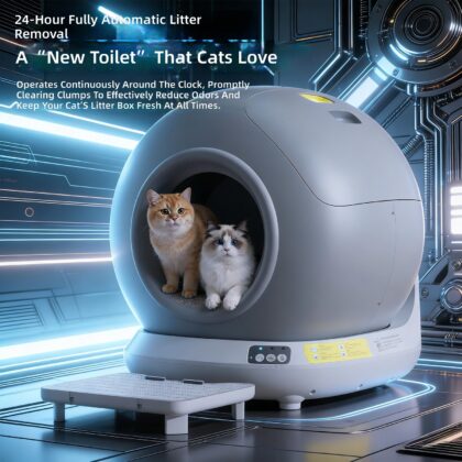 Intelligent app control cat litter box full-automatic oversized anti-splash closed shoveling cat toilet a generation of hair