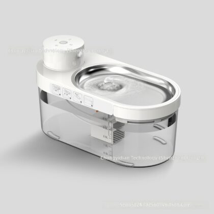 Cross-border new stainless steel pet water dispenser wireless induction water separation cat water dispenser