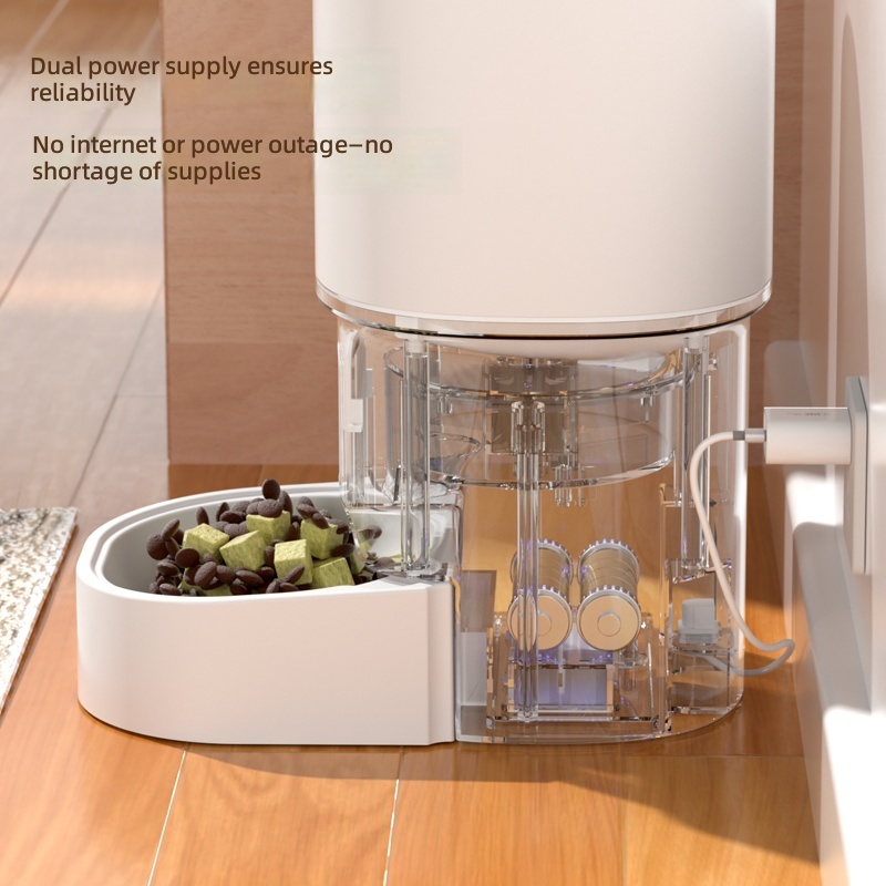 Automatic Pet Feeder for Cats: Smart, Timer- and Portion-Controlled Dispenser for Cat and Dog Food with Wi‑Fi Remote Control - Image 4