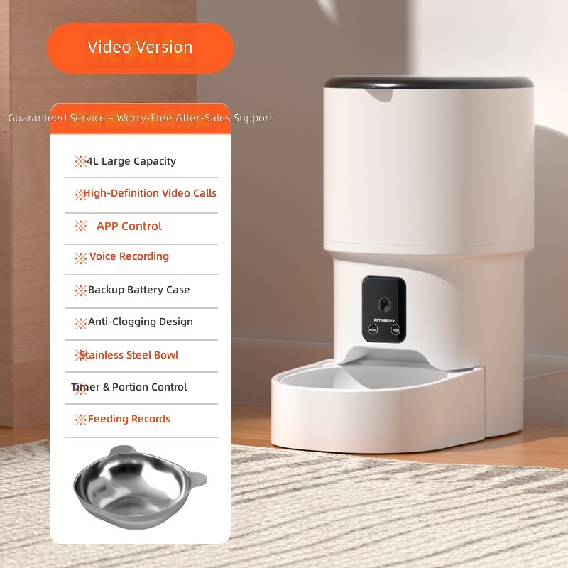 Automatic Pet Feeder for Cats: Smart, Timer- and Portion-Controlled Dispenser for Cat and Dog Food with Wi‑Fi Remote Control - Image 6