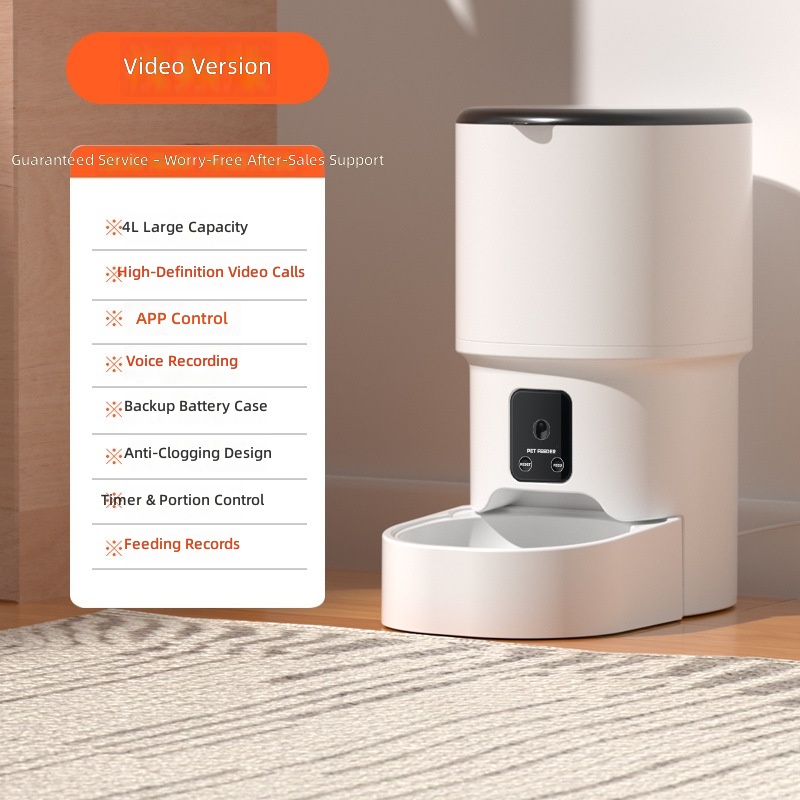 Automatic Pet Feeder for Cats: Smart, Timer- and Portion-Controlled Dispenser for Cat and Dog Food with Wi‑Fi Remote Control - Image 7