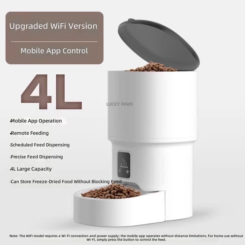 Automatic Pet Feeder for Cats: Smart, Timer- and Portion-Controlled Dispenser for Cat and Dog Food with Wi‑Fi Remote Control - Image 9