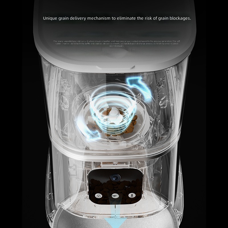 Pet Intelligent Feeder Dog Feeder Timing Quantitative 6L Feeder wifi Cat Automatic Feeder - Image 2