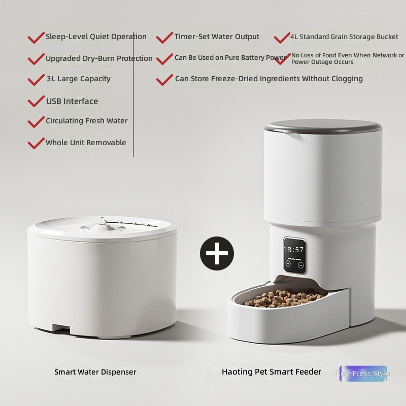 Smart Pet Automatic Feeder, 4L Large Capacity, HD Video Interaction, Automatic Cat Feeder, Pet Supplies - Image 11
