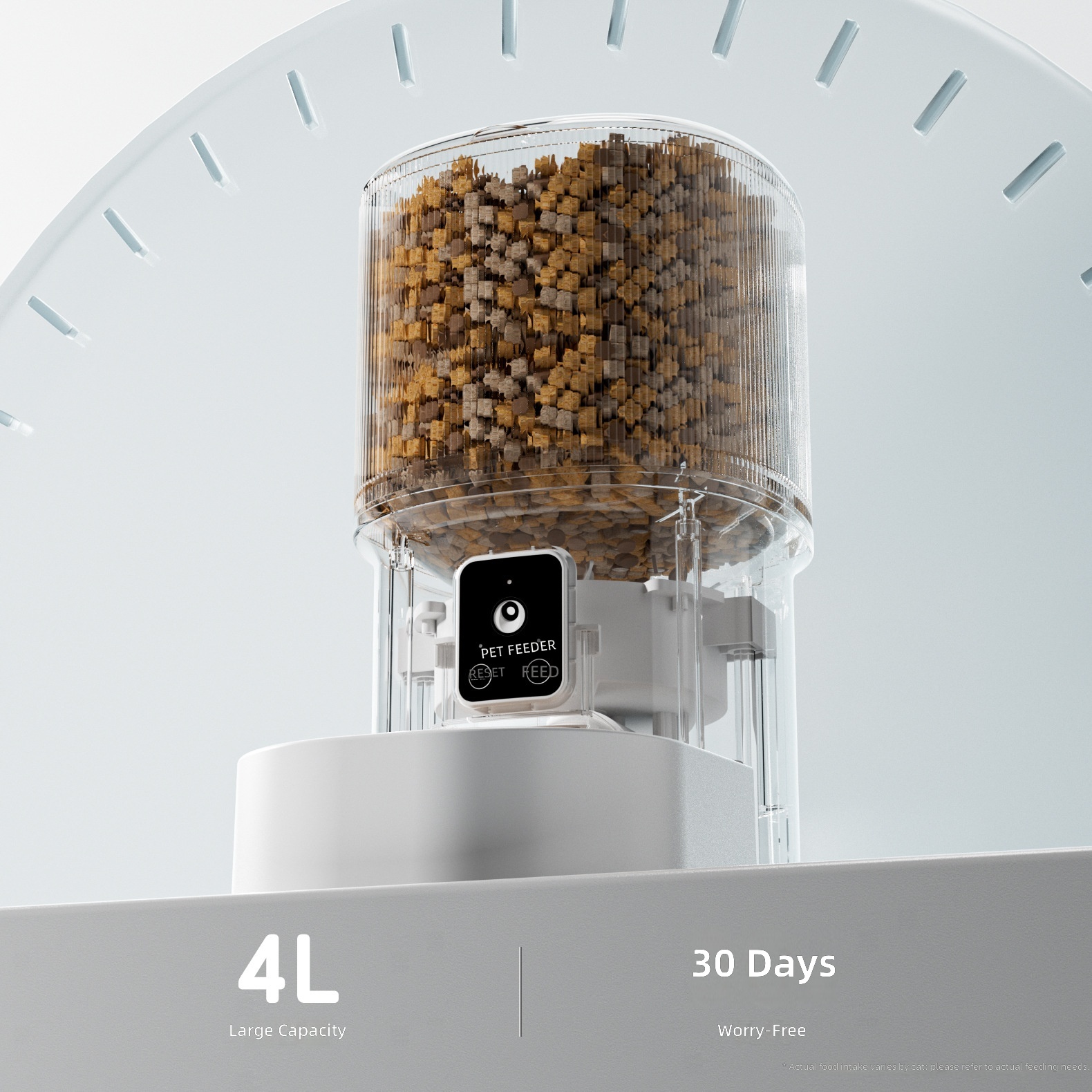 Smart Pet Automatic Feeder, 4L Large Capacity, HD Video Interaction, Automatic Cat Feeder, Pet Supplies - Image 4