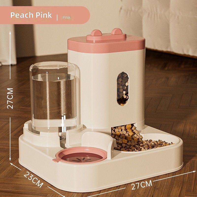 Cross-border New Automatic Cat Feeder Dog Bowl Pet Bowl Cat Basin Two-in-One Water Dispenser Cat Bowl Pet Supplies - Image 15