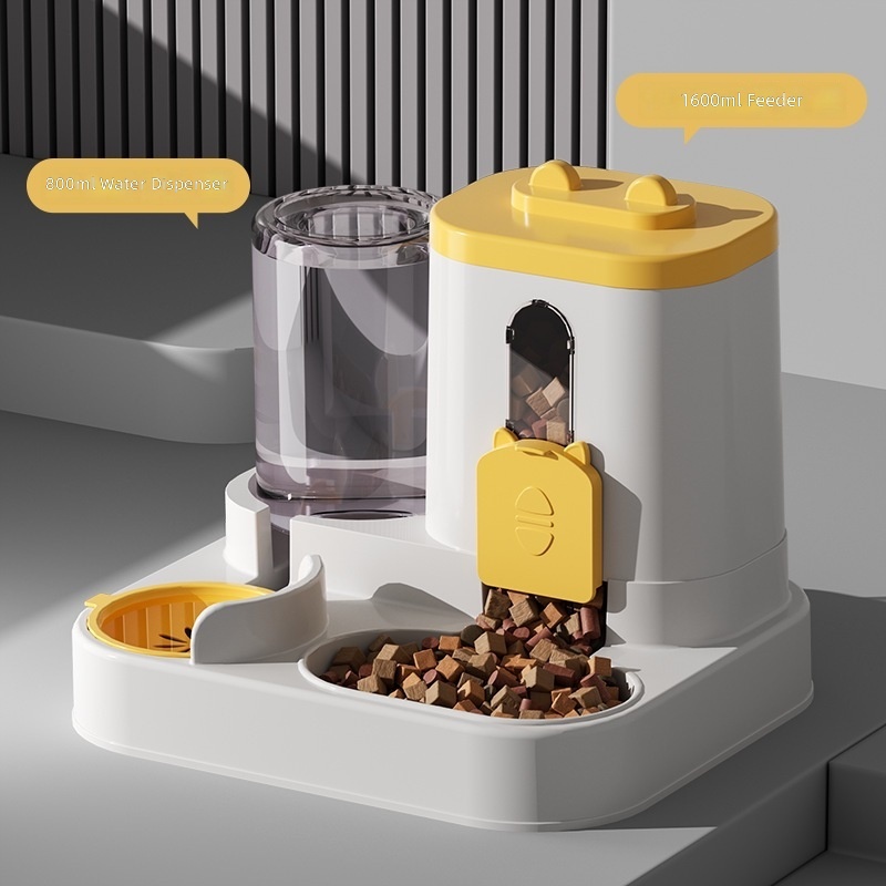 Cross-border New Automatic Cat Feeder Dog Bowl Pet Bowl Cat Basin Two-in-One Water Dispenser Cat Bowl Pet Supplies - Image 16
