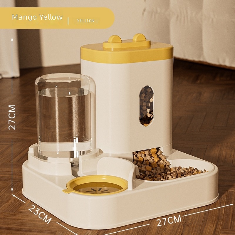 Cross-border New Automatic Cat Feeder Dog Bowl Pet Bowl Cat Basin Two-in-One Water Dispenser Cat Bowl Pet Supplies - Image 7
