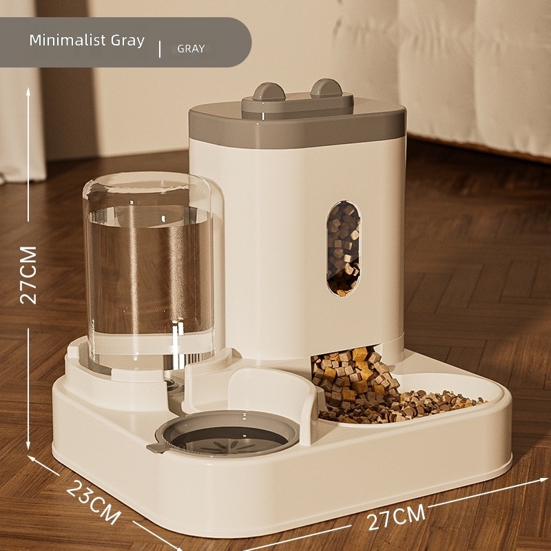 Cross-border New Automatic Cat Feeder Dog Bowl Pet Bowl Cat Basin Two-in-One Water Dispenser Cat Bowl Pet Supplies - Image 8