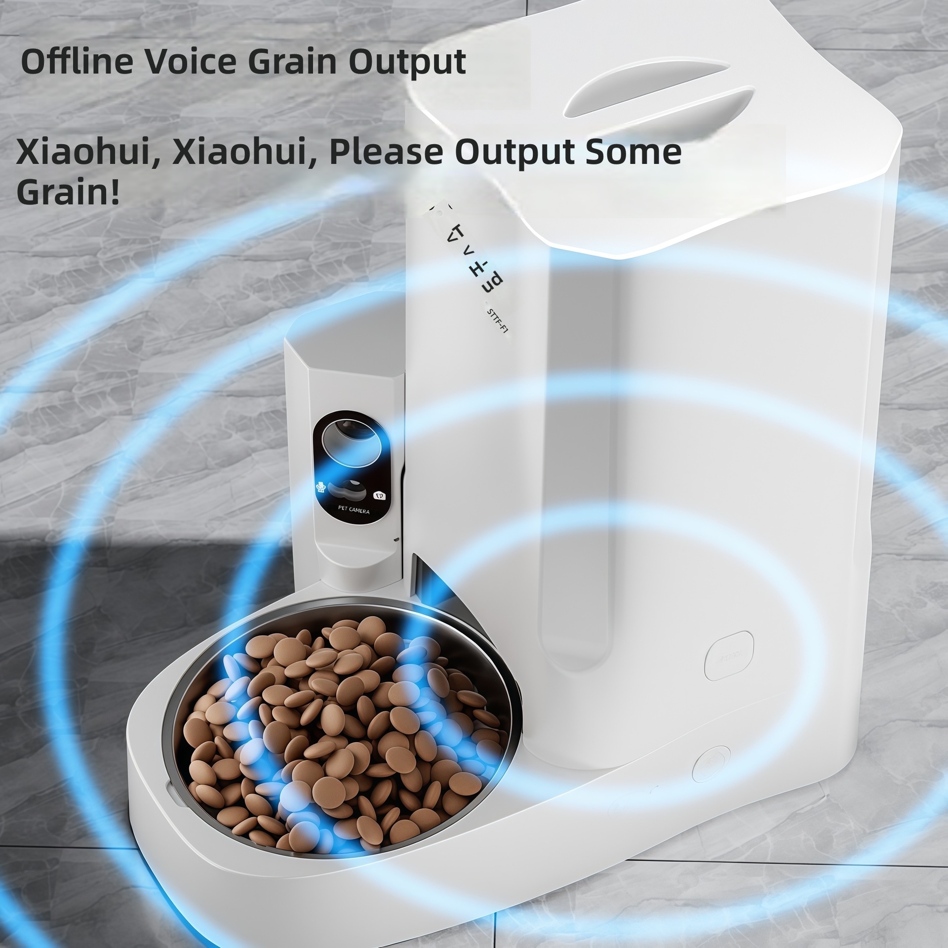 Fully Automatic Pet Feeder with Remote App Control, Scheduled Feeding, and Video Monitoring; Smart Food Dispenser Compatible with Cats and Dogs - Image 2