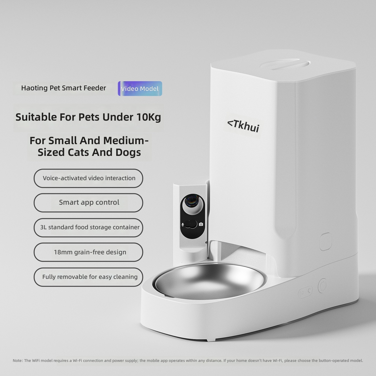 Pet Smart Feeder Large Capacity Cat Dog Smart Video Interactive Automatic Feeder Pet Supplies - Image 6