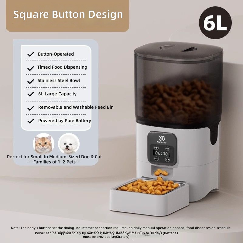 Automatic Pet Feeders for Cats and Dogs, Smart Timed & Portion-Controlled Dispenser for Cat and Dog Food, with Video Monitoring Feature - Image 12