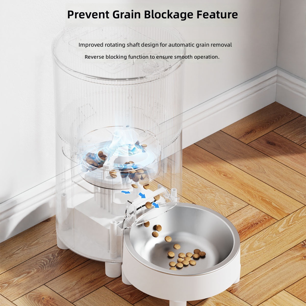 Automatic feeder cat timing quantitative wifi intelligent feeding machine remote feeding dog feeding device wholesale - Image 2