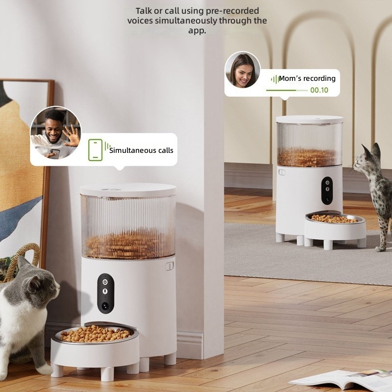 Automatic feeder cat timing quantitative wifi intelligent feeding machine remote feeding dog feeding device wholesale - Image 4