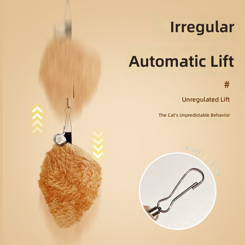 Pet Smart Lifting Cat Toy Electric Squirrel Hanging Cat Ball Cat Self-Hei-Jieyou Artifact Cross-border Wholesale - Image 3