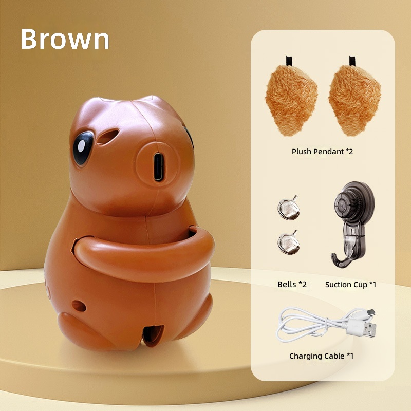 Pet Smart Lifting Cat Toy Electric Squirrel Hanging Cat Ball Cat Self-Hei-Jieyou Artifact Cross-border Wholesale - Image 6