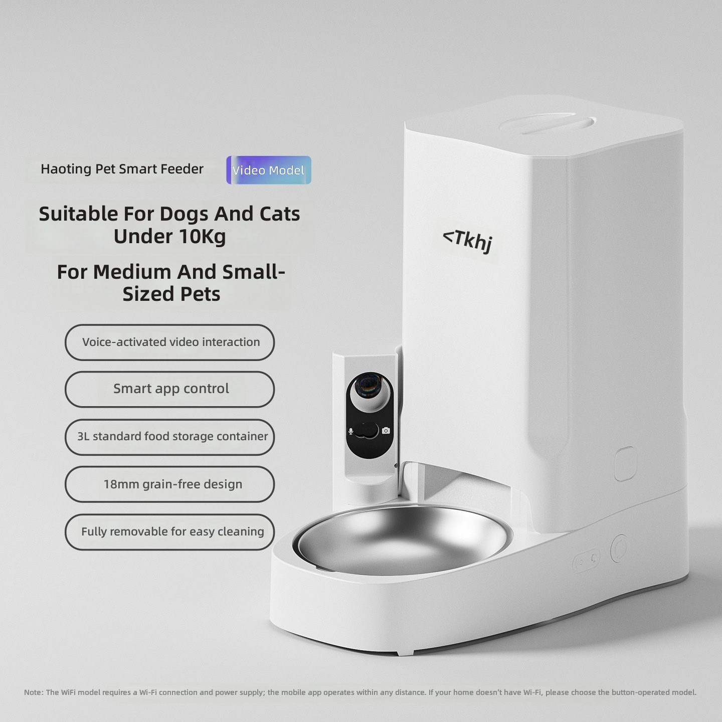 Pet Smart Feeder Timed Volume Video Interactive Super Large Capacity Automatic Feeder Pet Supplies - Image 6